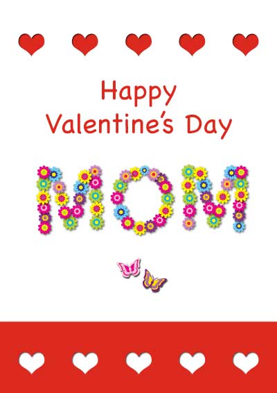 Valentines Day Card For Mom Printable Free