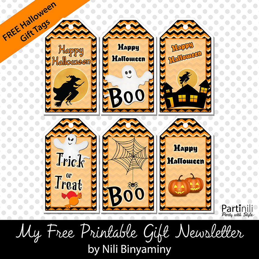 My Free Printable Cards Halloween Gift Tags