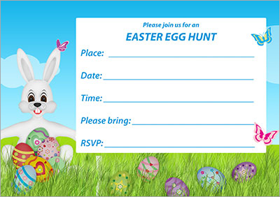 Sprint Time!! Egg Hunt Invite 001